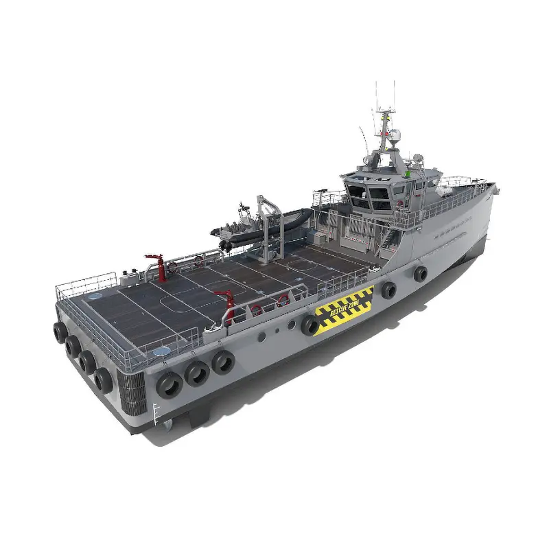 1/72 Damen 4008 Sea Axe Coast Patrol Rc Boat Kit 1