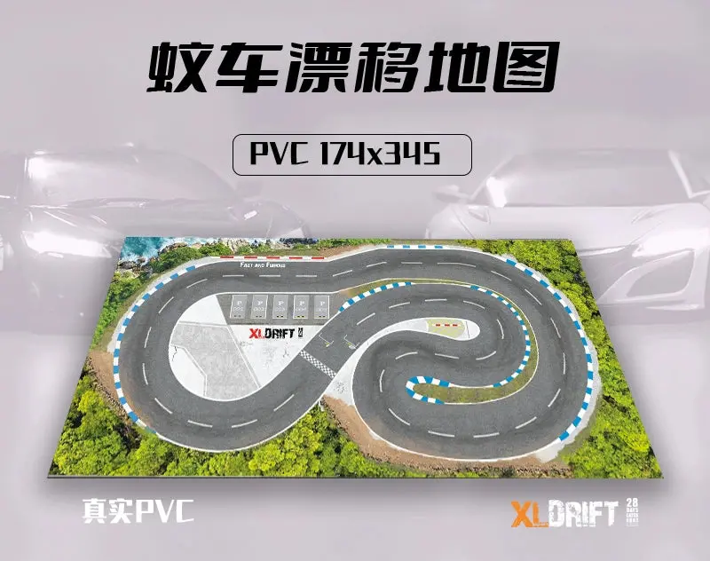 Xldrift Miniz Rw00 1/28 1/24 Rc Drift Car Pvc Track Collection 11