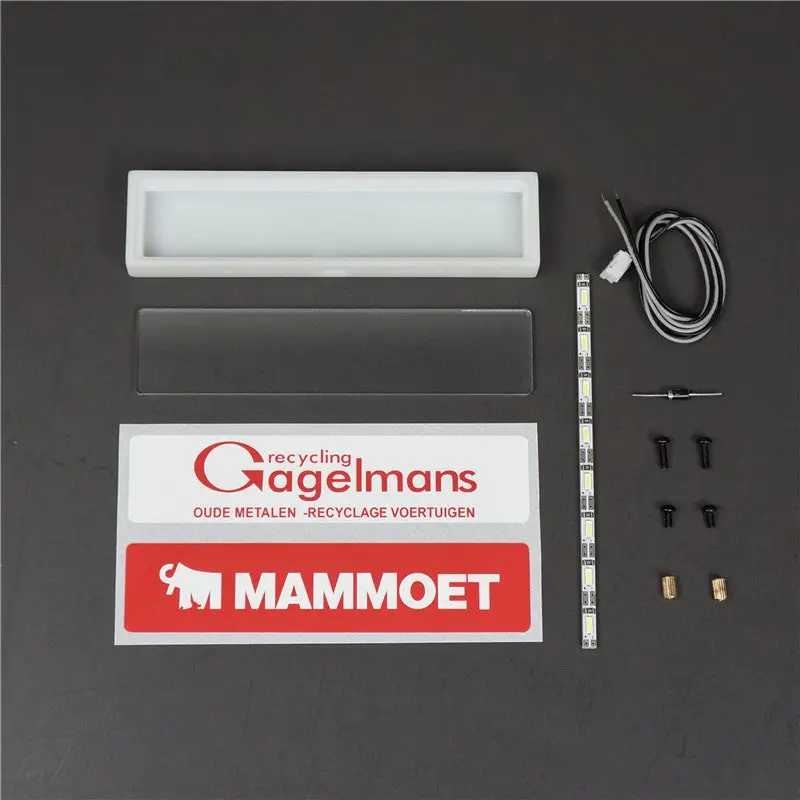 1/14 Remote Control Tamiya Tractor Volvo Fh12 Fh16 Scania R620 470 Advertising Light Box 1