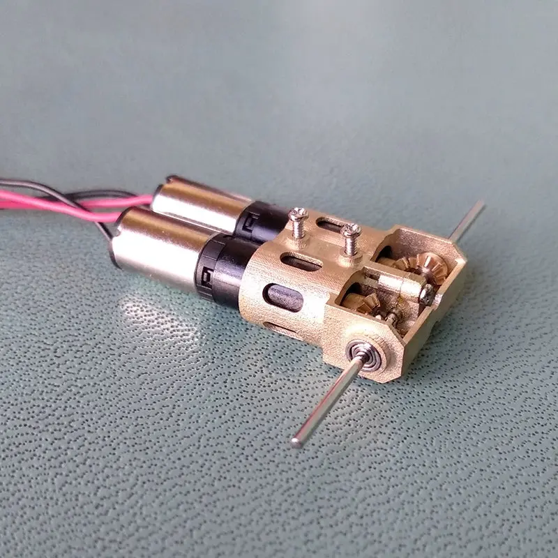 1/87 1/72 Model Miniature Dual Gearbox Rc Track Car Gearbox Diy Retrofit 1