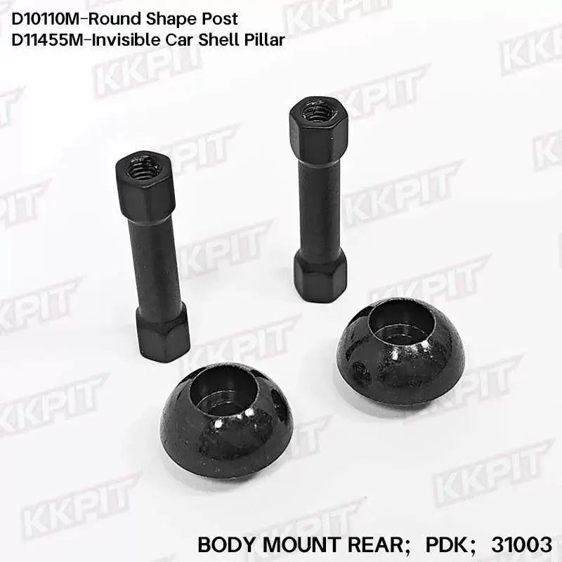 Kkpit-Pdk-1/10 Rc Drift Car Rear Stealth Hull Column Kit -31003 1