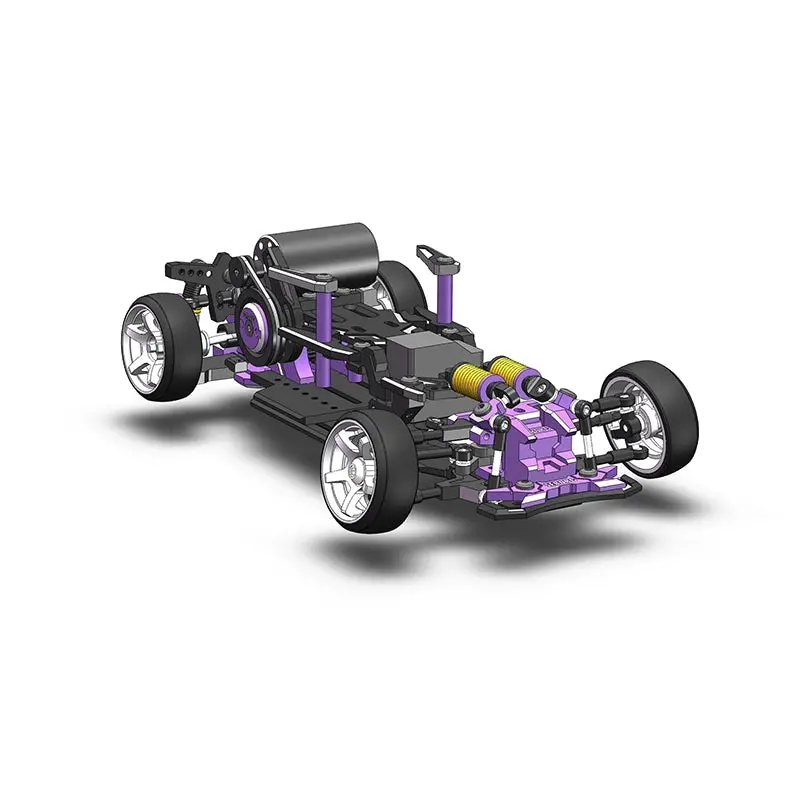Zerorc Rw00sr 2Nd Generation 1/24 Rc Drift Car Frame Kit With Electronics 1