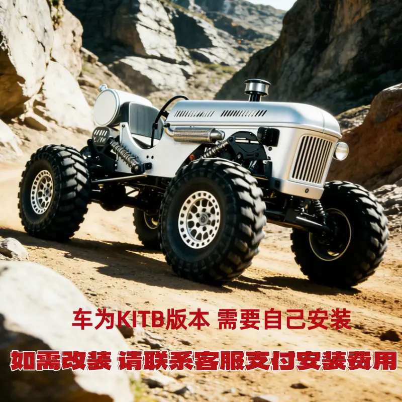 Aresc 1/10 Tg-1 Metal Rc Tractor Kit Wheelbase 321Mm 1