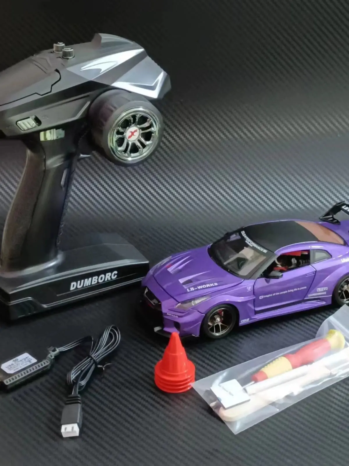1/24 Brushed Power Awd Metal Shell Frame Remote Control Drift Mosquito Car Mini-Q8 Rtr 3