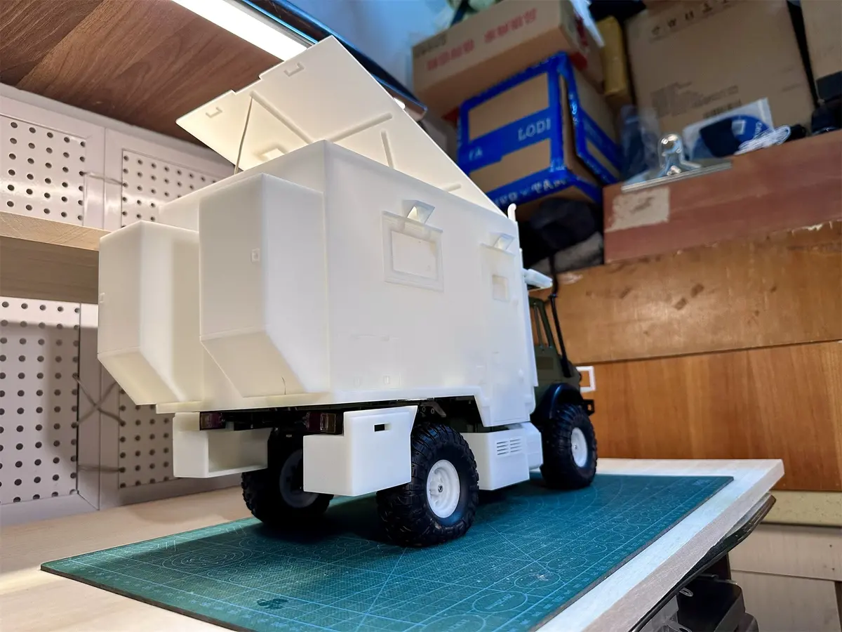 Ldrc Unimog P06 Rc Car 3D Printed Rv Shell Op 2