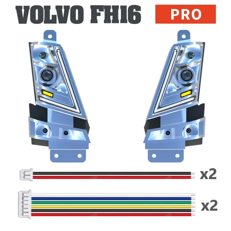 Tamiya Rc Tractor 1/14 Volvo Fh16 Xl750 56375 56360 56362 Headlight Module Pro 1