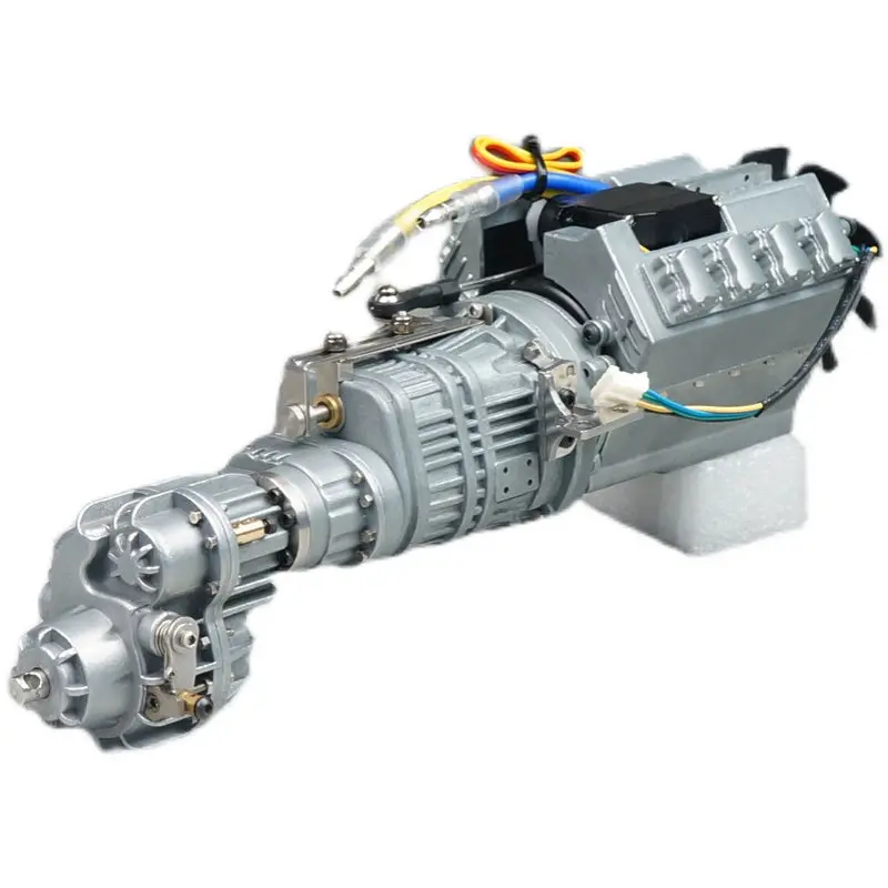 Scaleclub 1/14 Tamiya Rc Tractor Gearbox 27T Front And Rear Differential  Transfer Integrated Gearbox 1