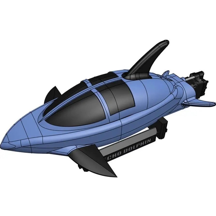 3D Printed Dolphin Rc Boat With M-Jet-35 Kit Pnp 1