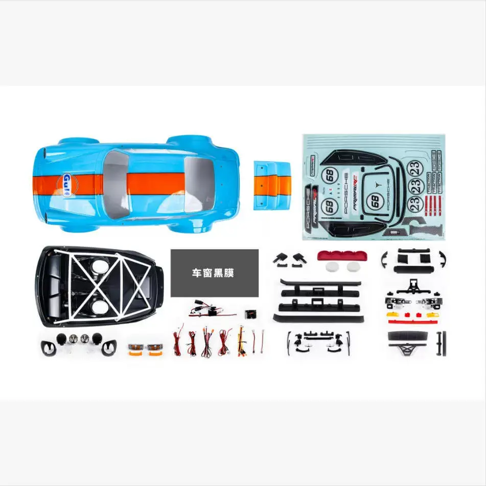 Traction Hobby Km 1/6 934 Rc Rally Car Case With Light Kit E8507 1