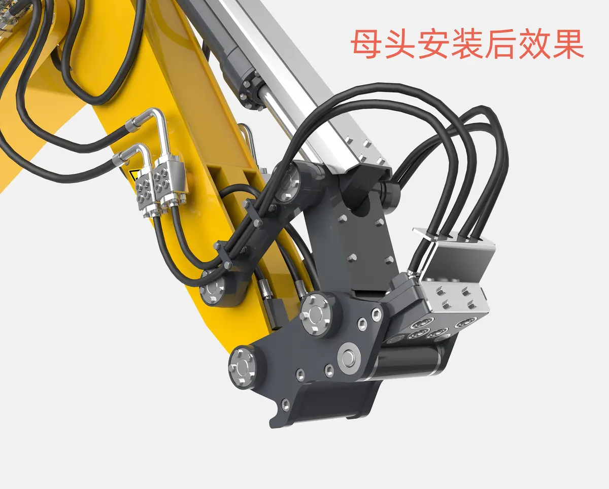 Kabolite K970 1/14 Rc Hydraulic Excavator Quick Connector 3