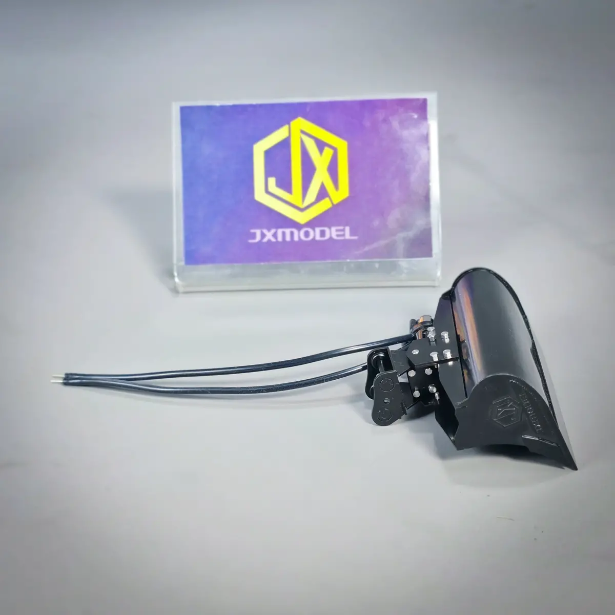 Jxmodel Jx-E20 Rc Miniature Hydraulic Excavator Electric Breakthrough Point Cleaning Bucket Rammer 1