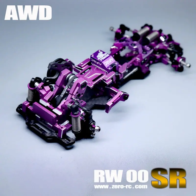 Zerorc Rw00-Sr 1/24 Awd Rwd Rc Drift Car Kit 1