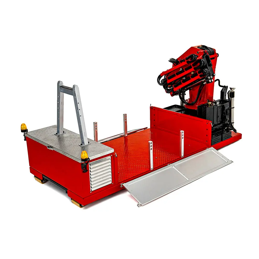 Lesu 1/14 Rc Truck 8X8 Hydraulic Ro-Ro Truck With Crane Ballast Bucket Assembly 1