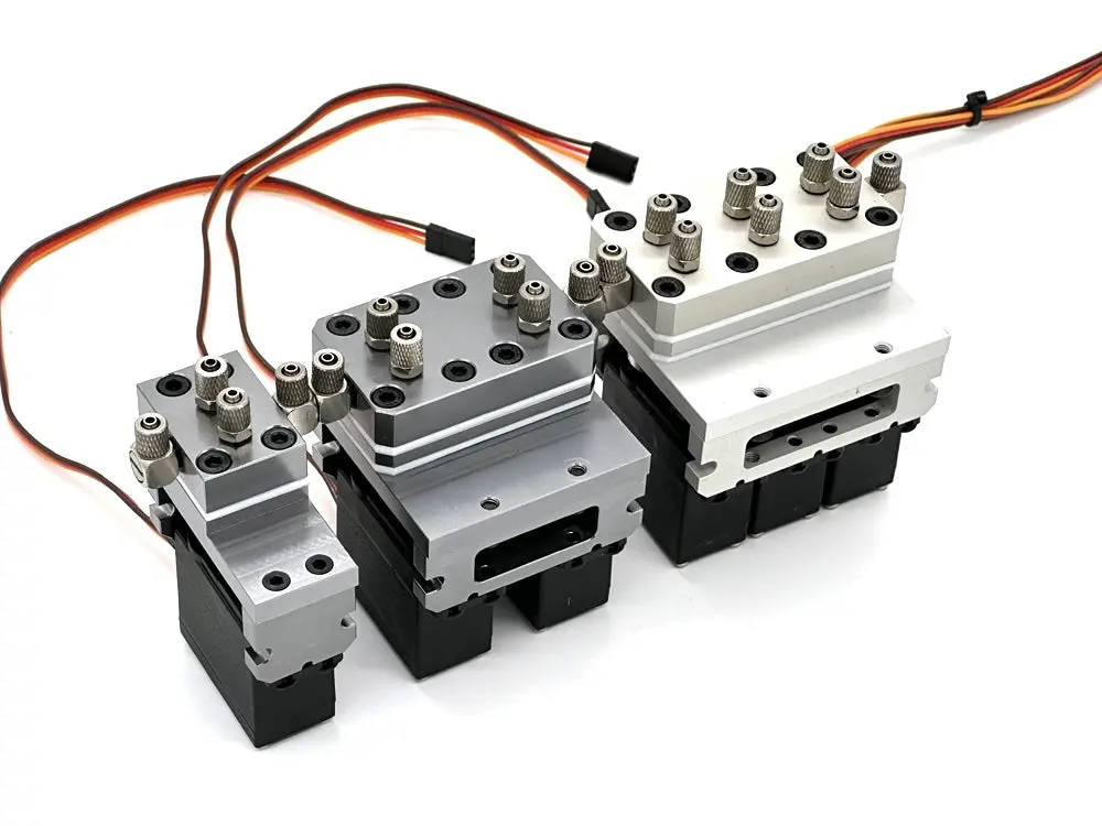 Wst J-16 1/12 Hydraulic Excavator 1-6Ch Directional Valve With Medium Oil Return Function 5