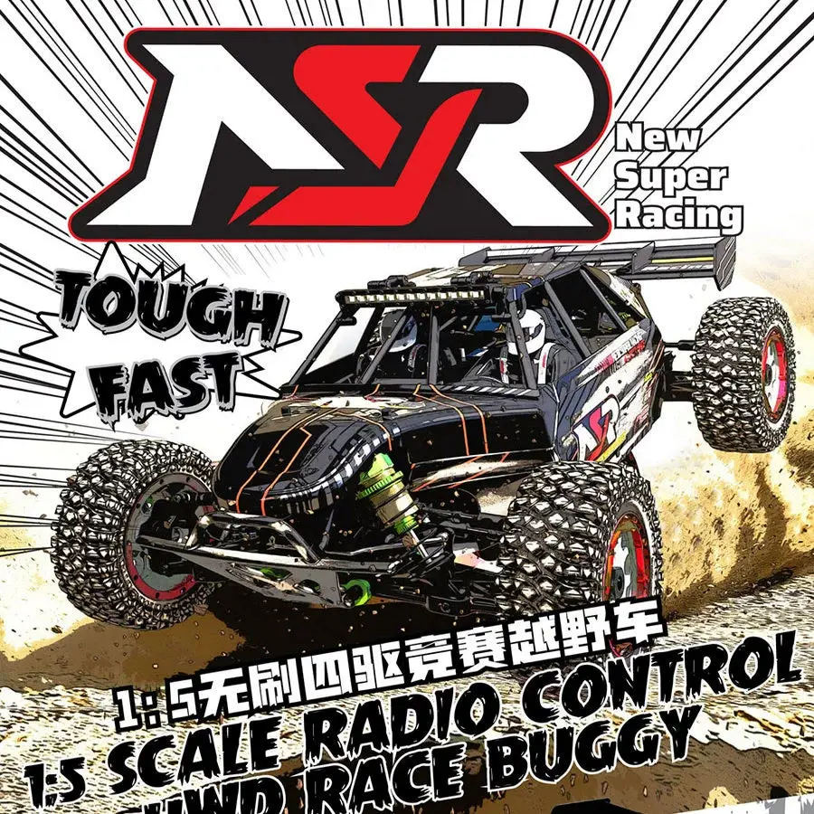 Nsr 5Xl-E 1/5 4Wd Brushless 6-8S Rc Car Rtr 1