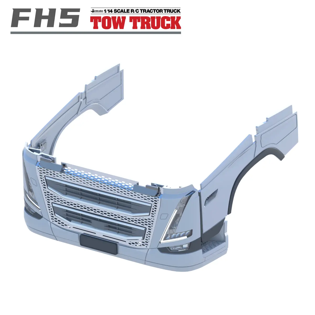 Juwuba 1/14 Tamiya Volvo Fh16 750  Op With Headlight Kit 1
