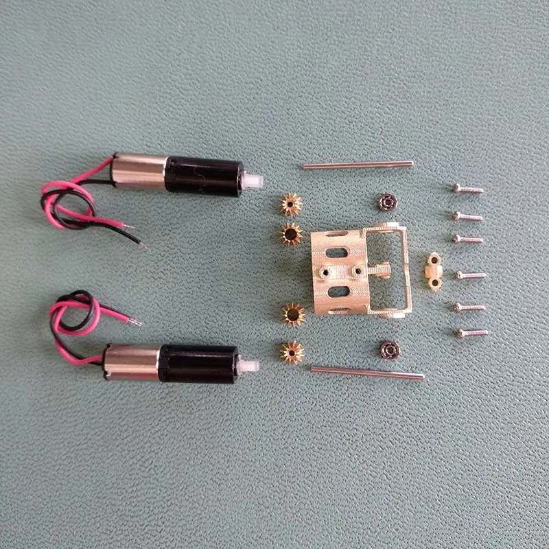 1/87 1/72 Model Miniature Dual Gearbox Rc Track Car Gearbox Diy Retrofit 3