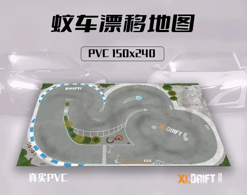 Xldrift Miniz Rw00 1/28 1/24 Rc Drift Car Pvc Track Collection 9