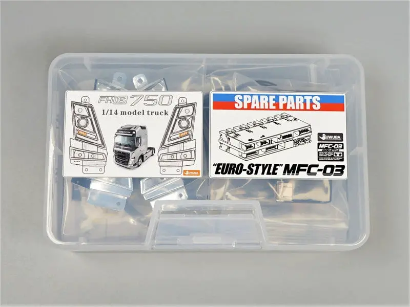 Mfc-03 Jv2.1 Dynamic Headlights For Tamiya Volvo Fh16 750 56362 56360 Rc Tractor 2
