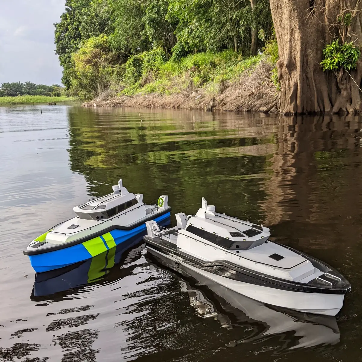 3D Print 1/18 Rc Patrol Jetboat Kit 85Cm 4