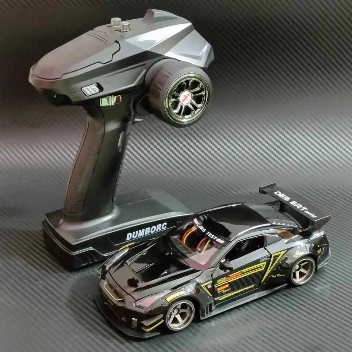 1/24 Brushed Power Awd Metal Shell Frame Remote Control Drift Mosquito Car Mini-Q8 Rtr 21