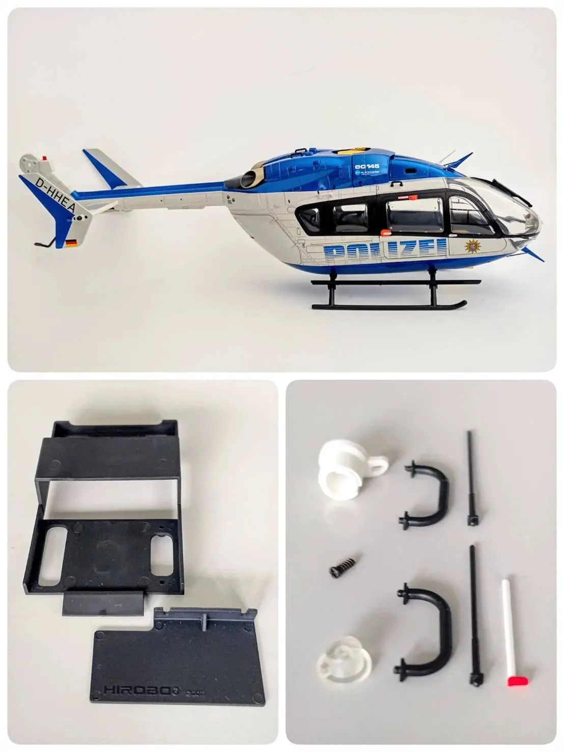 Hirobo Ec145 Rc Remote Control Helicopter Kit 3