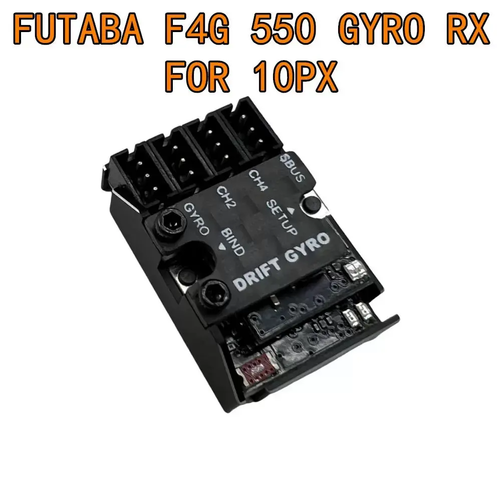 Futaba T10px Remote Transmitter F4-G Receiver Integrated Gyroscope Dsk-555 For 1/24 Rc Drift Car 1