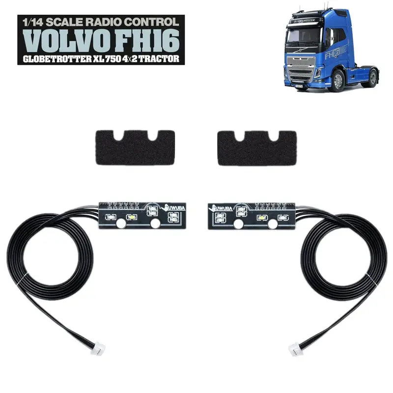 Tamiya Rc Tractor 1/14 Volvo Fh16 Xl750 56375 56360 56362 Headlight Module Pro 2