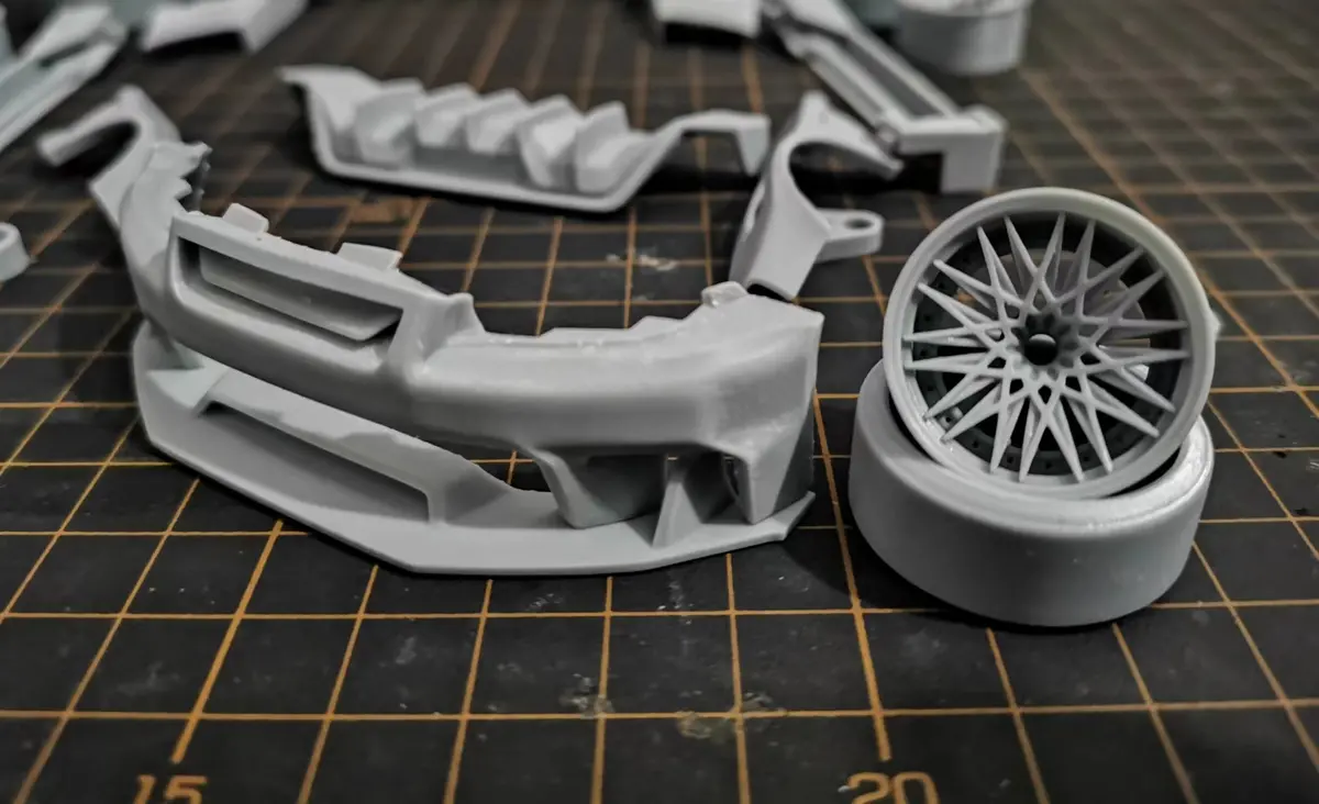 1/24 Gtr R34 Wide Body Kit For Tamiya 24258 2