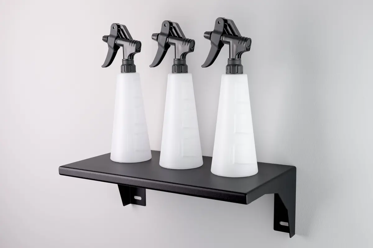 Obsessed Garage Wrinkle Black Shelving 1