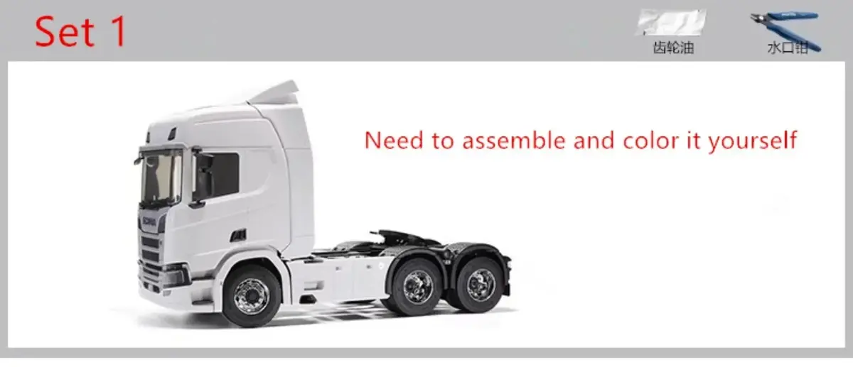 Orlandoo Hunter Tractor Truck 1/32 Remote Control Scania R650 Oh32t01 Diy Unassemble Kit 6