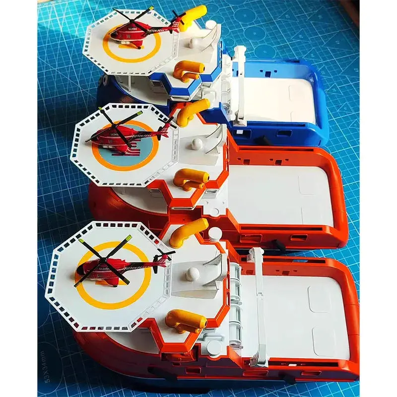 1/144 Q Version Rc Marine Engineering Ship Model Kit 2