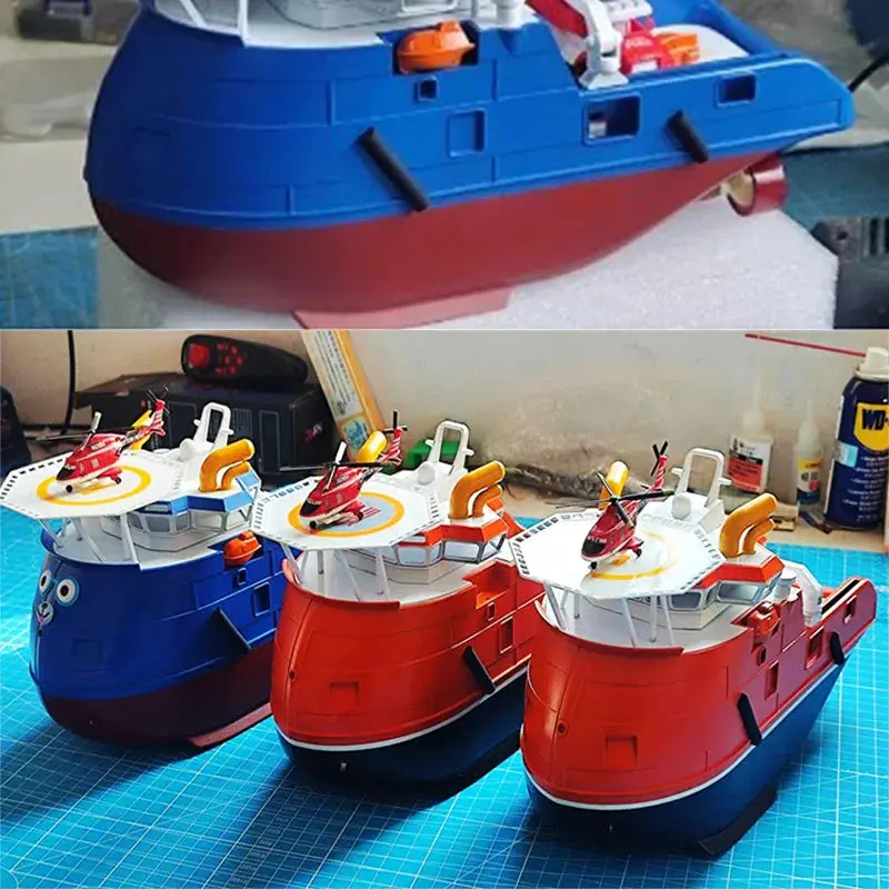 1/144 Q Version Rc Marine Engineering Ship Model Kit 3