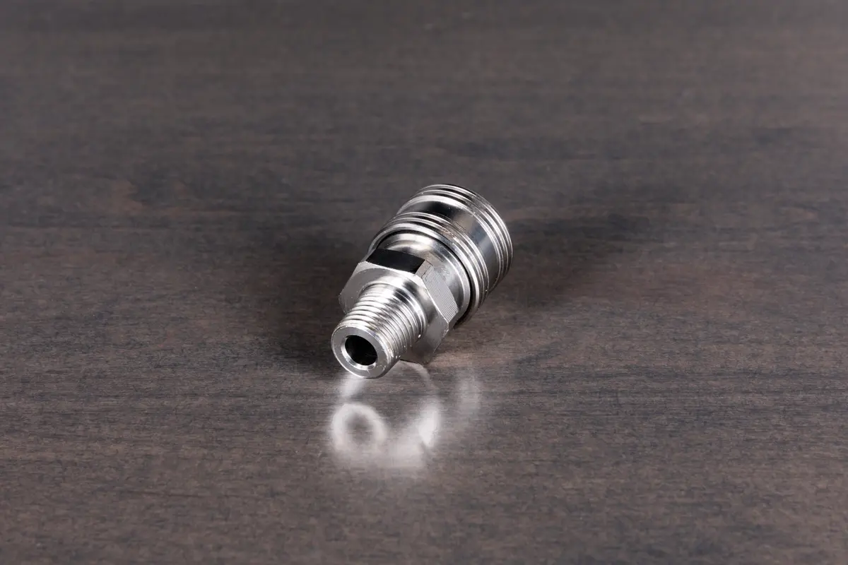 Prima Stainless Steel 1/4" Coupler 2