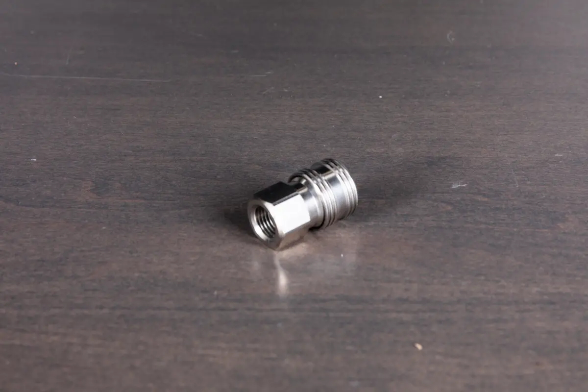 Prima Stainless Steel 1/4" Coupler 1