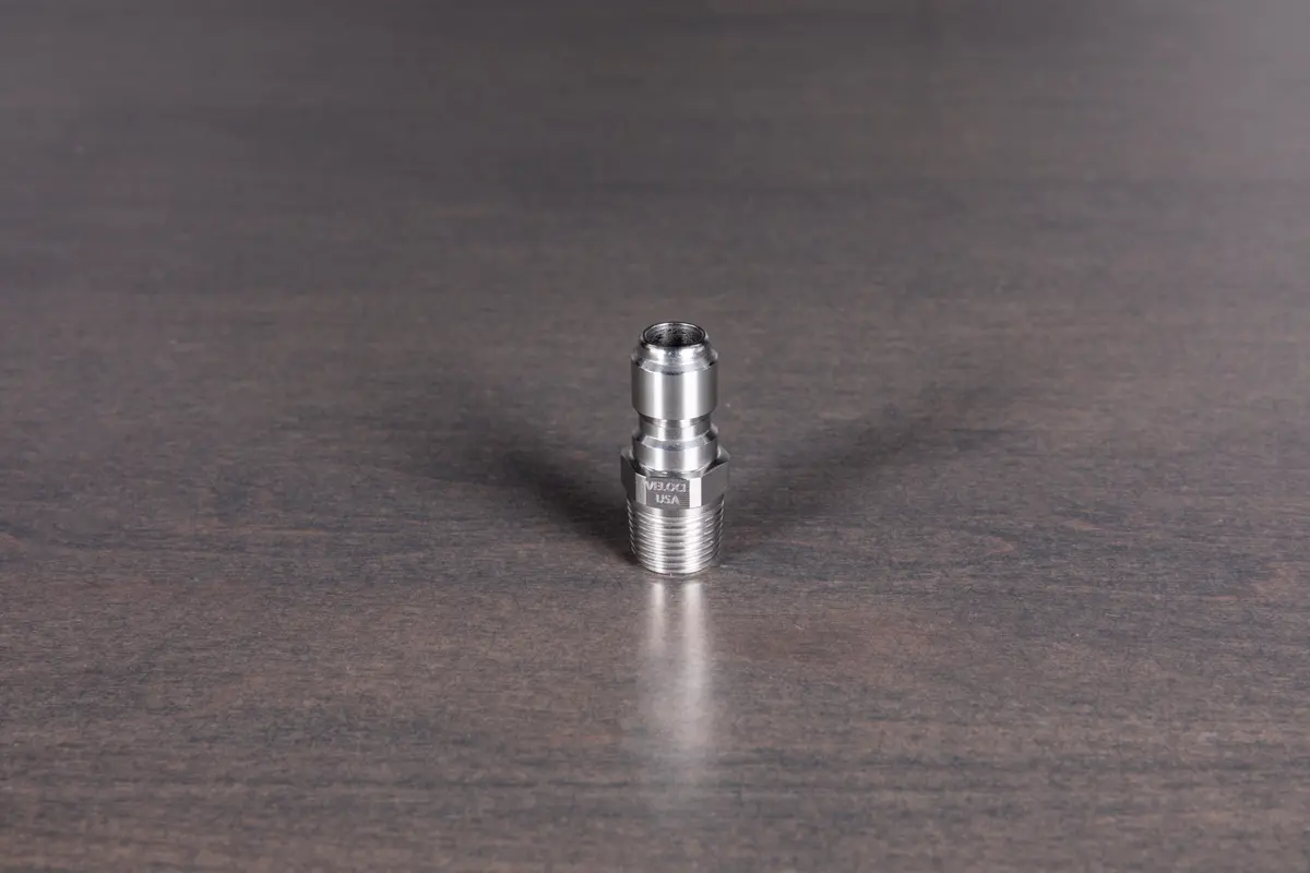 Prima Stainless Steel 3/8" Qc Plug 2