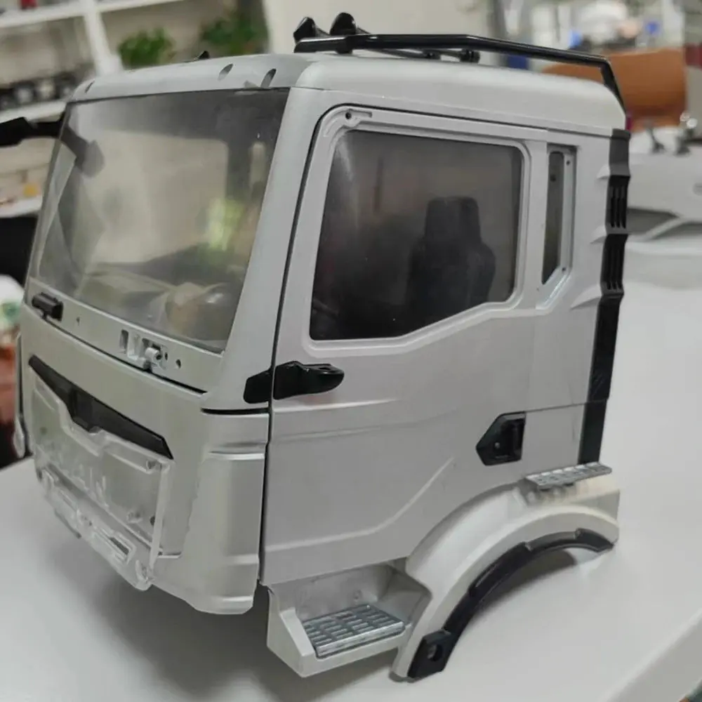 Metal Cab With Interior For 1/14 Tamiya Man Tgx Rc Dump Truck 2
