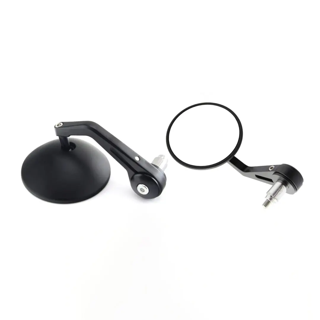 Round Small Premium Bar End Mirror 1