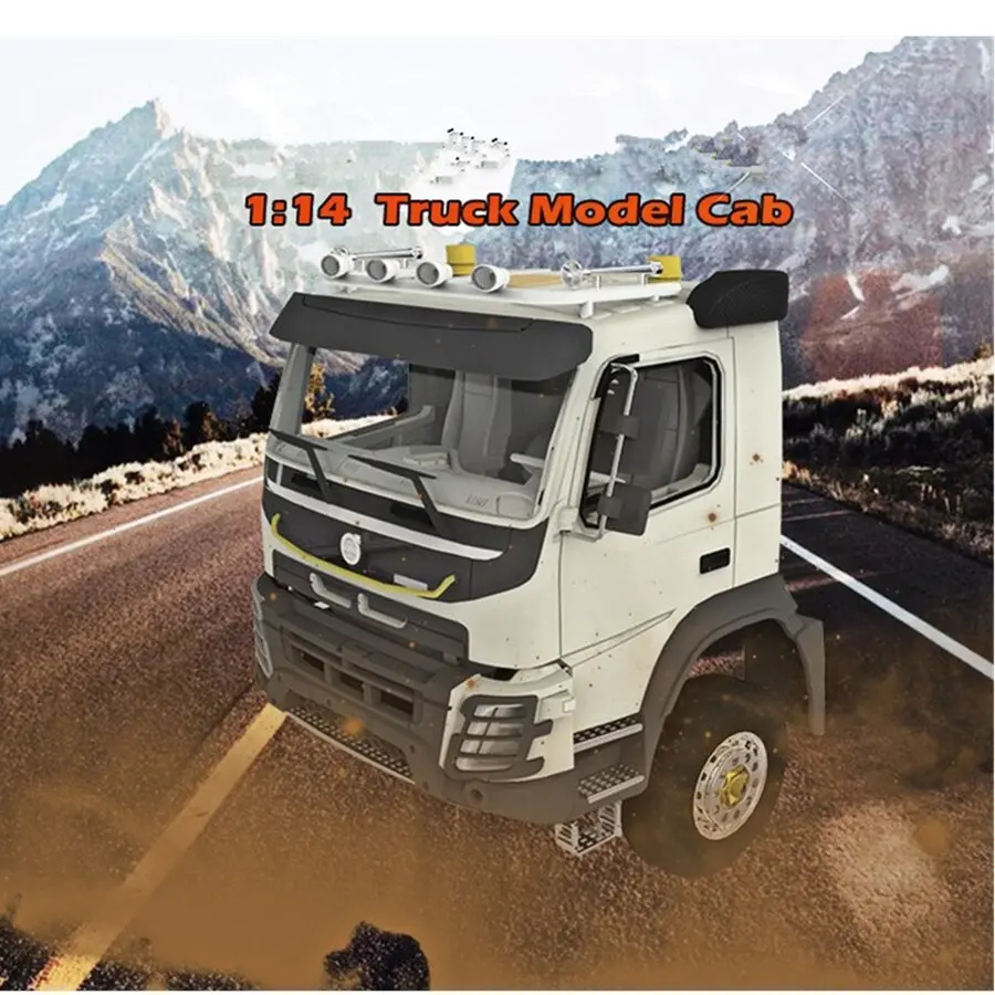 1/14 Jdmodel Jdm-110 Remote Control Volvo Fmx Truck Tractor Cabin Shell 1
