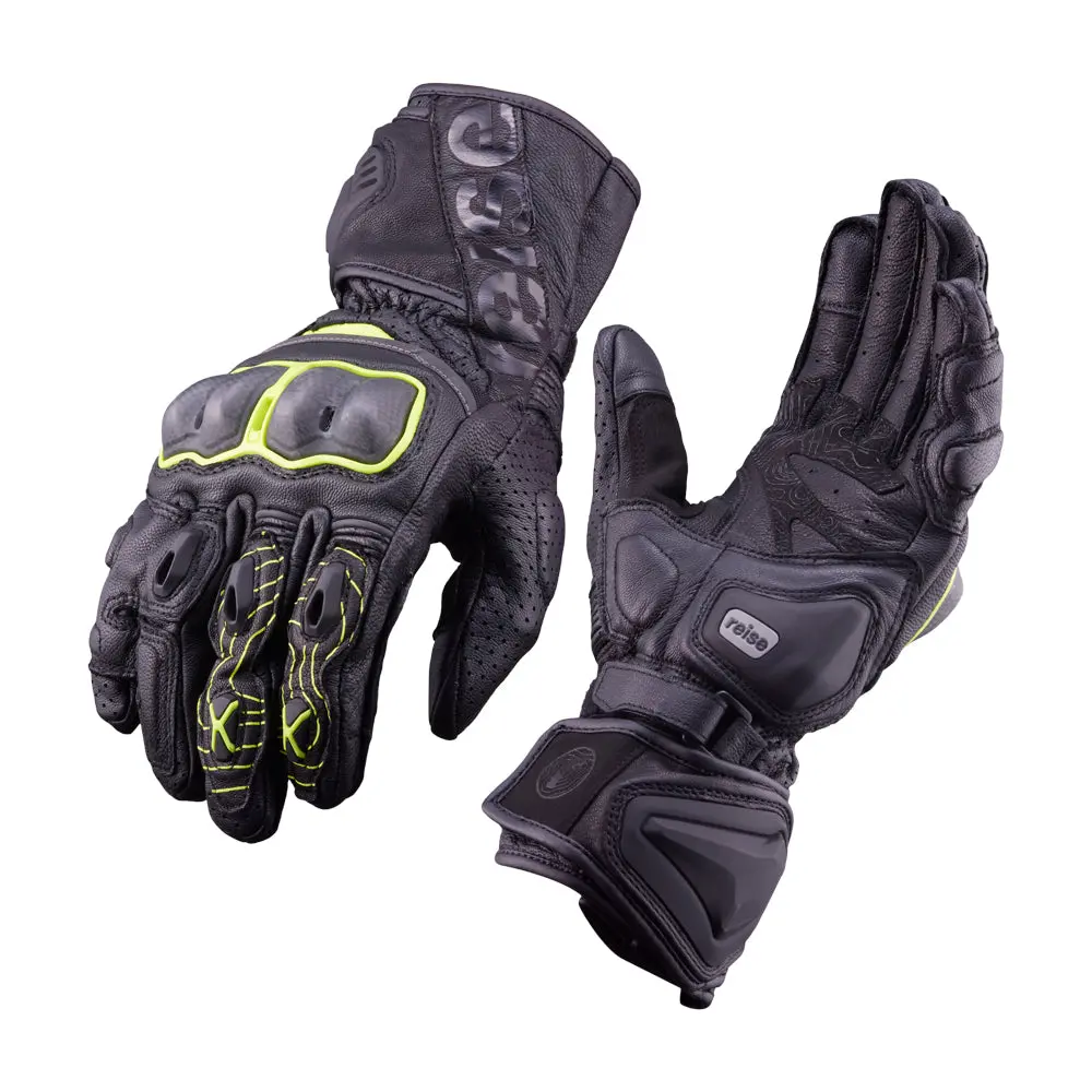 Rhodes - Full Gauntlet Touring Gloves (Green) 1