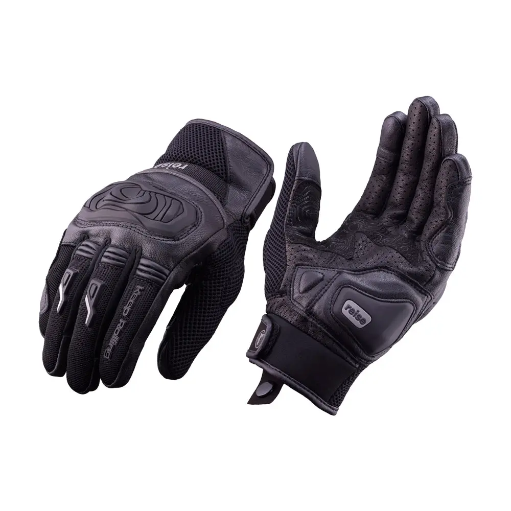 Austra - Urban Motorcycle Riding Gloves (Black) 1