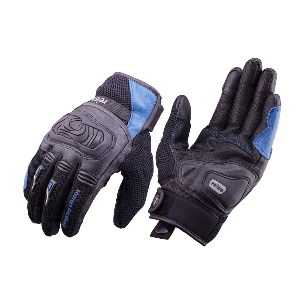 Austra - Urban Motorcycle Riding Gloves (Blue) 1