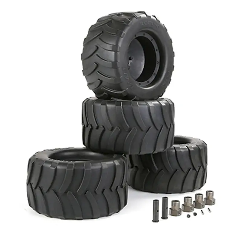 Wheel Axle Herringbone Tire Sealing Hub Assembly Kit  For 1/5 Hpi Rovan Km Baja 5B Rc Car 1