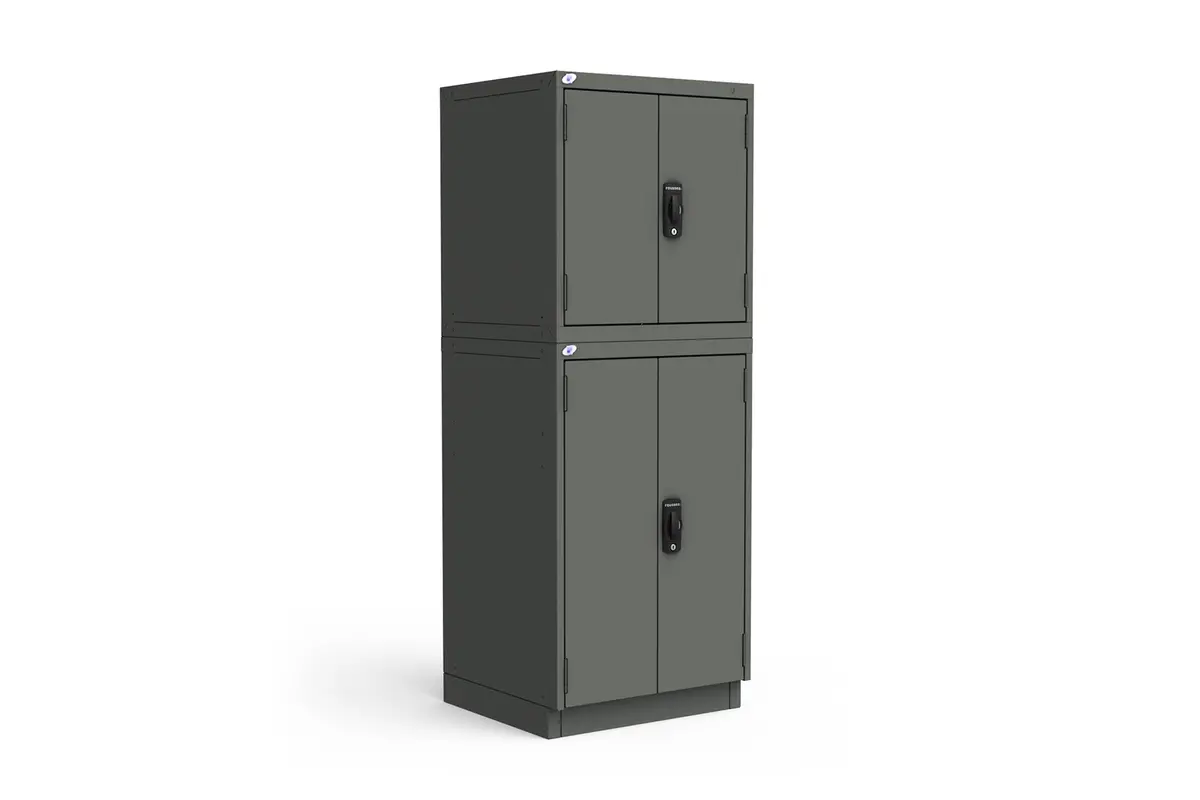 Rousseau Stacked Asymmetric Locker Cabinet 1