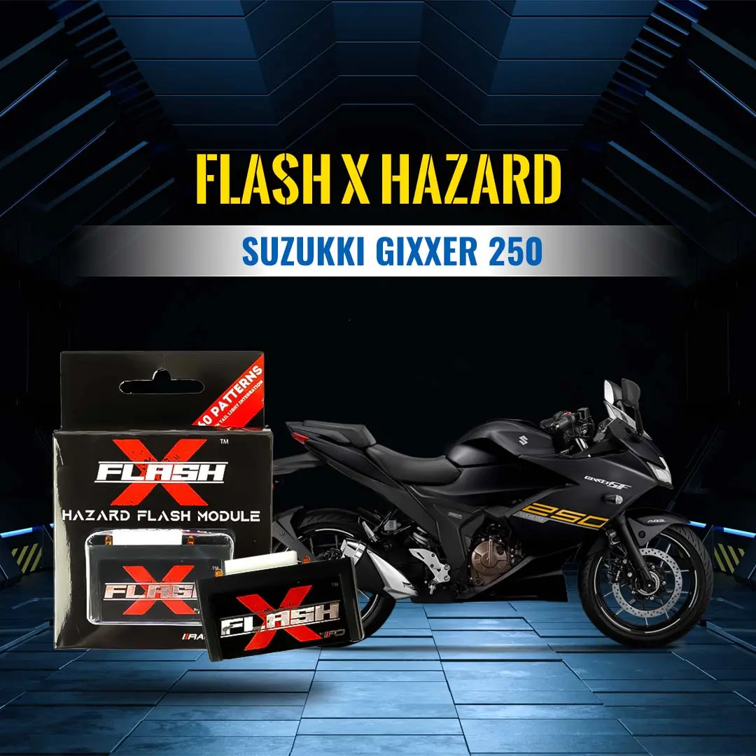 Flash X Hazard For Suzukki Gixxer 250 1