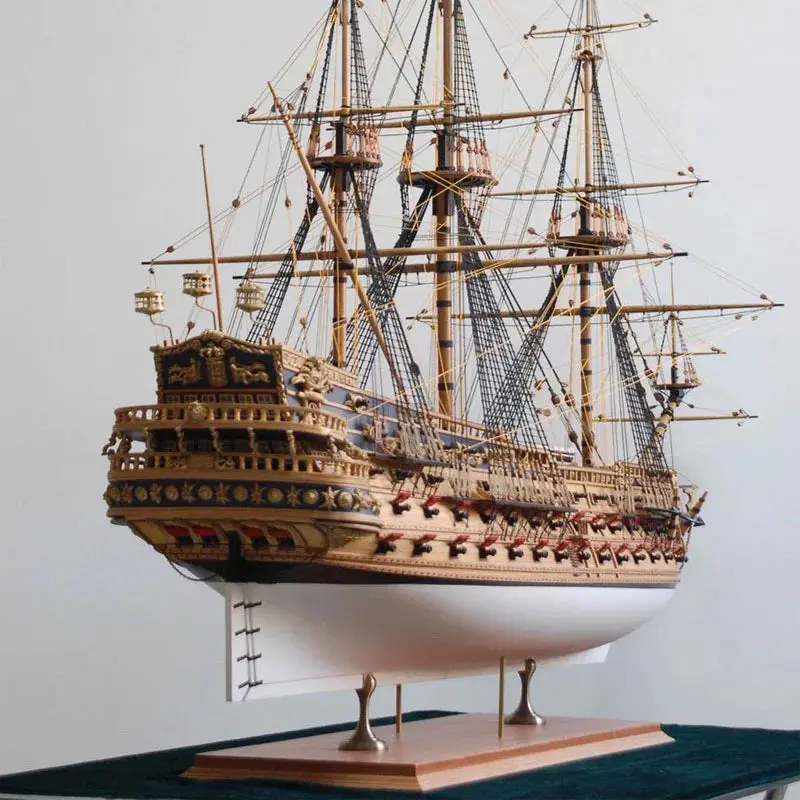 1/50 St. Philip Class I Battleship Wooden Ship Boat Model Kit 1