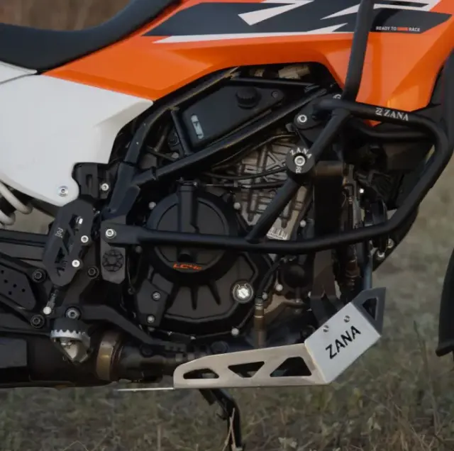Ktm Upper & Lower Crash Guard Set (Black) For Ktm Adventure 390 – 2025 Model 1
