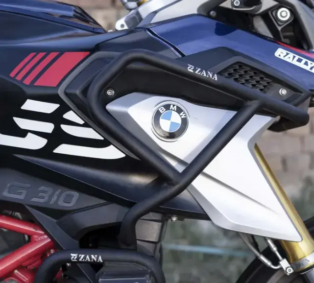 Zana Bmw G310 Gs Upper Fairing Guard – Mild Steel (Black) 1