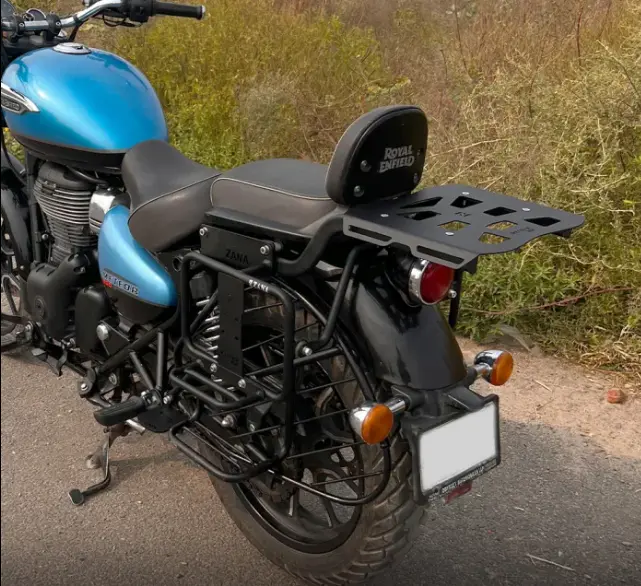 Zana Top Rack With Plate For Royal Enfield Meteor 350 1