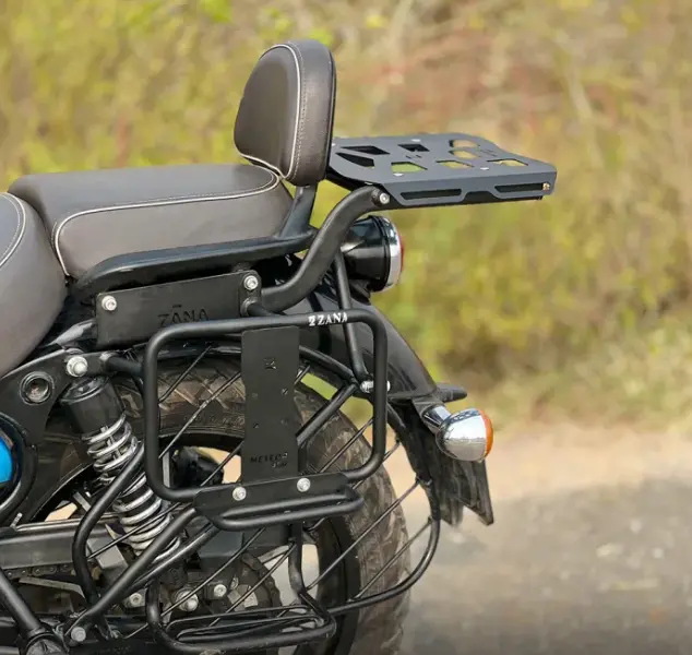 Zana Top Rack With Plate For Royal Enfield Meteor 350 2